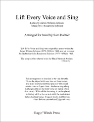 Lift Every Voice and Sing Concert Band sheet music cover Thumbnail